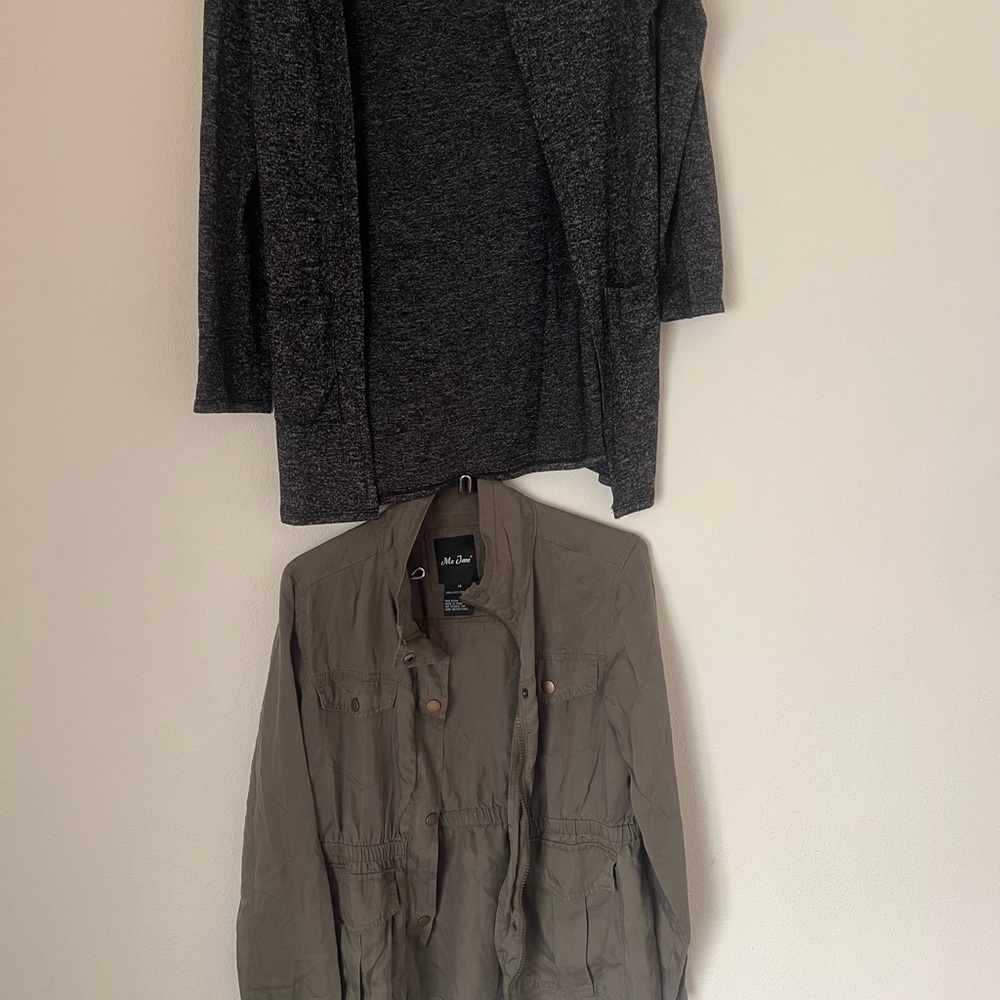 Gray and green girls  Jackets